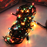 圣诞节装饰米灯 星星灯串节日彩灯串灯LED彩灯节能灯串圣诞树挂件