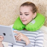 超软TPU充气u型枕头护颈枕颈椎保健枕旅行枕办公室午睡枕