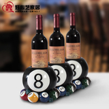 【好心艺包邮】欧式时尚红酒架 创意桌球造型葡萄酒架 家居摆件