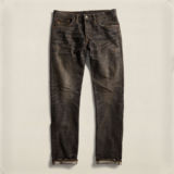 RRL 复古咔叽 SLIM NARROW 水洗做旧牛仔裤