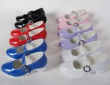 BJD/sd娃娃鞋子 3分 4分 女鞋  DB-038 黑/粉/红/白/紫/蓝 六色