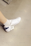 CI香港代购 adidas Stan simth  2016夏女 三叶草拼色系带小白鞋
