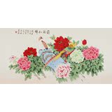 中国画牡丹十品卧室字画客厅真迹山水画手绘写装裱挂画书法装饰画