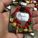 香港专柜代购六福珠宝宝宝手镯，红绳现场上图购买