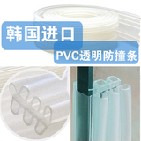 韩国进口 PVC透明防撞条 边角防护 玻璃门防撞条保护条 超厚2M装