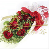 红玫瑰花束鲜花速递友情爱情生日祝福鲜花北京鲜花速递