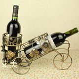 追逐的单车恋人 欧式 自行车款 创意 双瓶 红酒架葡萄