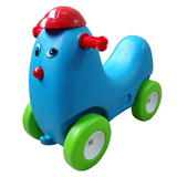 儿童摇马宝宝摇摇车幼儿园塑料动物摇马四轮玩具车小鸡车小鹿摇马