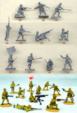 Waterloo 1815二战玩具兵人模型1:72日军 日本鬼子陆军（无包装）