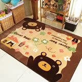 日式韩式卡通动漫宝宝儿童地垫卧室大地毯床边毯男孩女孩房间地毯