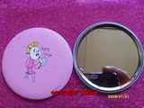 创意随身化妆镜 可爱卡通小圆镜 来图定做礼品镜 广告小镜子定做
