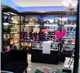 上海爱马仕皮包皮具奢侈品包展示柜鞋包箱包货架挎包书包陈列架