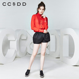 ccdd专柜正品2015秋款新品时尚花苞设计短裤热裤 C43P137