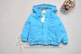 外贸原单男童女童蓝色棉衣儿童棉服户外服冬季外套1-2-3-4岁
