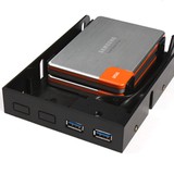 韩国SKY电脑面板软驱位高速USB3.0转接扩展卡可装2.5寸硬盘包邮
