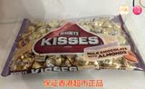 美国原产 好时KISSES牛奶杏仁巧克力/朱古力 袋装538g 香港代购