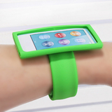 苹果ipod nano7手腕硅胶套保护套壳新nano8腕带手表带表套拍拍圈