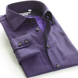 zara专柜同款剪标 纯棉男装中青年男士职业长袖衬衫商务修身衬衣