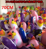 新款彩色充气大号尖嘴企鹅不倒翁地摊玩具批发儿童充气PVC玩具
