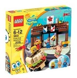 正品乐高LEGO 儿童玩具海绵宝宝系列 蟹堡王历险记 3833