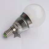 普域 LED球包灯 3W大功率筒灯光源E14螺口节能灯泡 玻璃球形灯罩