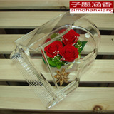 教师节创意女友生日情人节浪漫礼物钢琴红色玫瑰保鲜花永生花礼盒