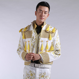 2013新款冬季中式服 男舞台演出民族服装表演舞蹈中山装男士唐装