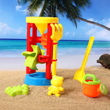建雄宝宝套装挖沙工具带花洒浴室沙滩玩沙戏水儿童洗澡沙漏玩具