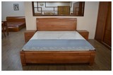 特价实木双人床 现代中式简约田园1.5 1.8米床铺 橡木 水曲柳家具