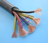 YZ3*6+2*4平方中型橡套软电缆线 防水橡胶线 纯铜芯橡皮电线