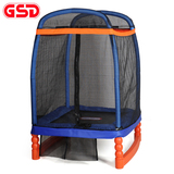 GSD跳床豪华型带护网儿童安全蹦蹦床 跳跳床 1米2正方形蹦床包邮