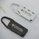 Columbia哥伦比亚进口超硬合金密码锁/挂锁/锁/精致箱包锁/特价