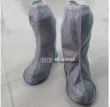 女士 长筒 平跟 反光片 高帮防水防雨透明时尚鞋套靴套
