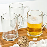 弓箭乐美雅 透明玻璃水杯 啤酒杯 加厚玻璃杯 大容量 套装