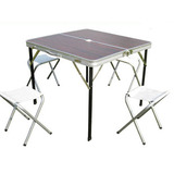 正品 铝合金折叠桌椅分体套装 便携式 户外野餐桌子 公司展销桌椅