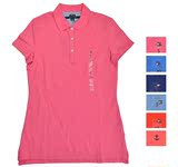 美国代购专柜Tommy Hilfiger汤米女士夏季休闲短袖polo衫T恤现货