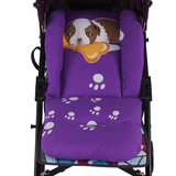 Bebivita2016通用加厚型婴儿全棉宝宝坐垫儿童餐椅手推车推车配件