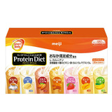 包邮日本代购Meiji明治Protein Diet瘦身美体代餐蛋白粉7口味30袋