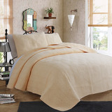 外贸出口原单纯棉刺绣床盖绗缝被三件套夏凉被空调被欧式床单床罩