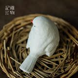 风物记|纯手工陶瓷小鸟喜鹊创意摆件客厅装饰陶瓷工艺品结婚礼物