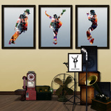 迈克尔杰克逊电影海报装饰画客厅壁画实木有框画墙画影视音乐挂画