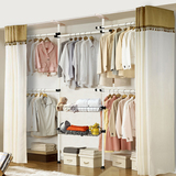 简易衣柜简约现代 衣服柜子自由组合收纳组装储物柜 布衣柜大号