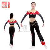 【专业定制】男女款大众健美操比赛舞蹈服装演出套装/JM3390