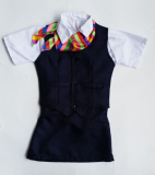 幼儿园职业体验服装儿童游戏服导购员表演服女童银行员空姐工作服