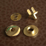 黄铜吸扣 手工皮具磁扣手做五金配件高档配饰皮具制作用箱包配件