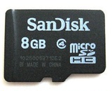 Sandisk/闪迪MicroSD/TF8G圣经播放器手机内存卡原装正品批发