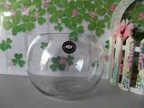 玻璃圆球形金鱼鱼缸 植物水培容器玻璃花瓶花盆 花卉种植 大中小
