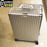 出国pc拉杆箱铝框万向轮26寸24复古旅行箱硬箱28寸商务行李箱男女