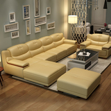简约现代头层真皮沙发时尚客厅沙发组合休闲大小户型转角沙发家具