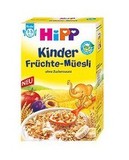 德国代购 喜宝Hipp 儿童水果早餐 有机谷物水果麦片 米粉